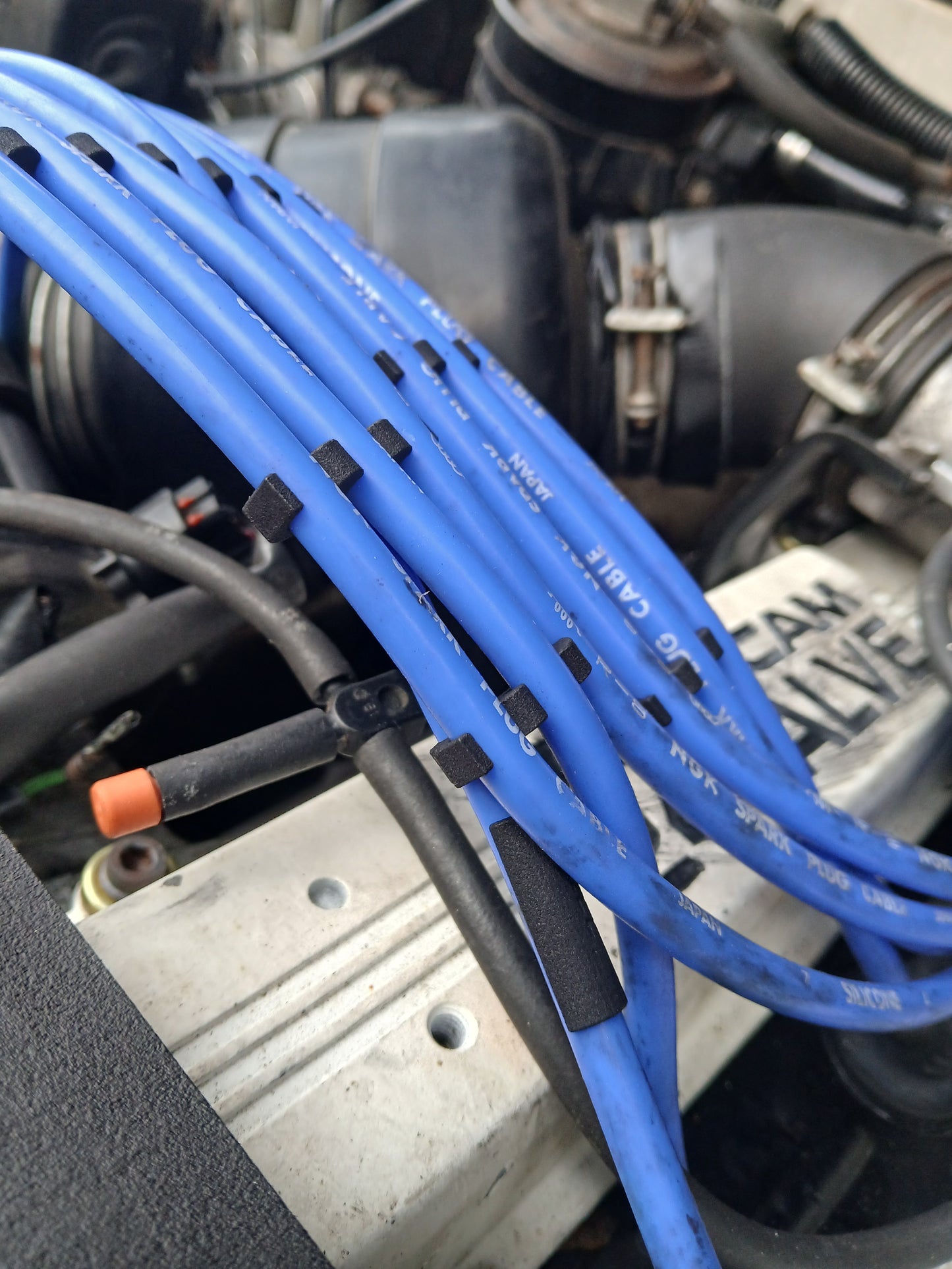 7M-GE Spark Plug Wire Clip Set